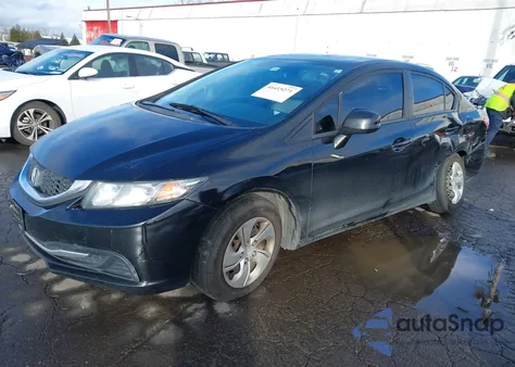 2013 Honda Civic Lx z USA, uszkodzony, nr VIN 2HGFB2F52DH544604